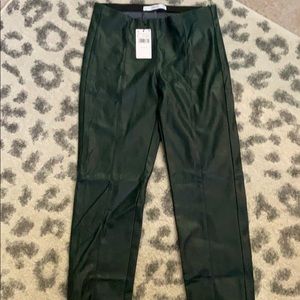 NWT faux leather pants...on trend!